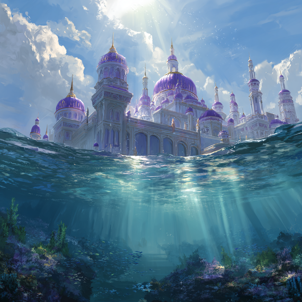 梦幻的海底王宫