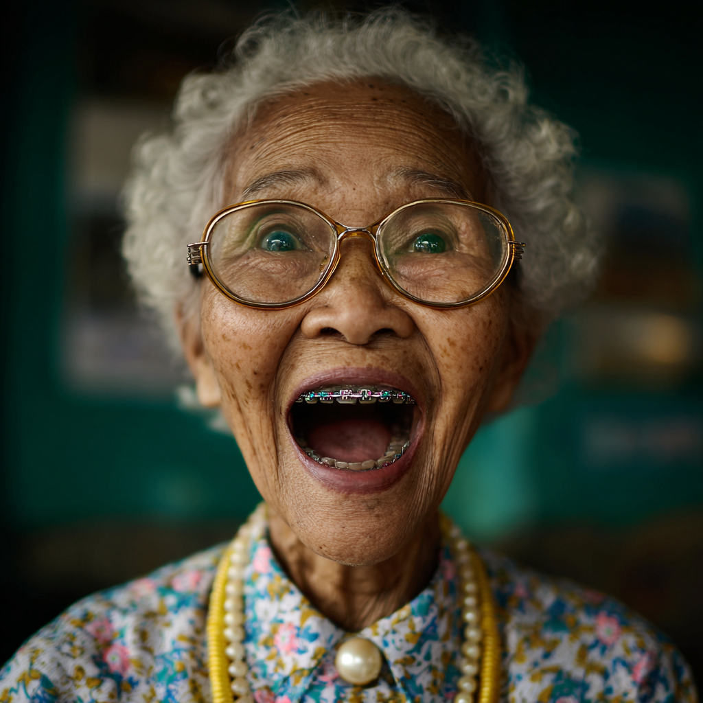 可怕的老奶奶。