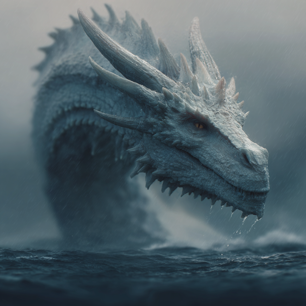 Dragon in the water