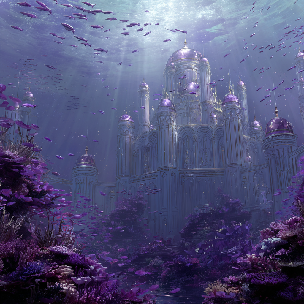 梦幻的海底王宫