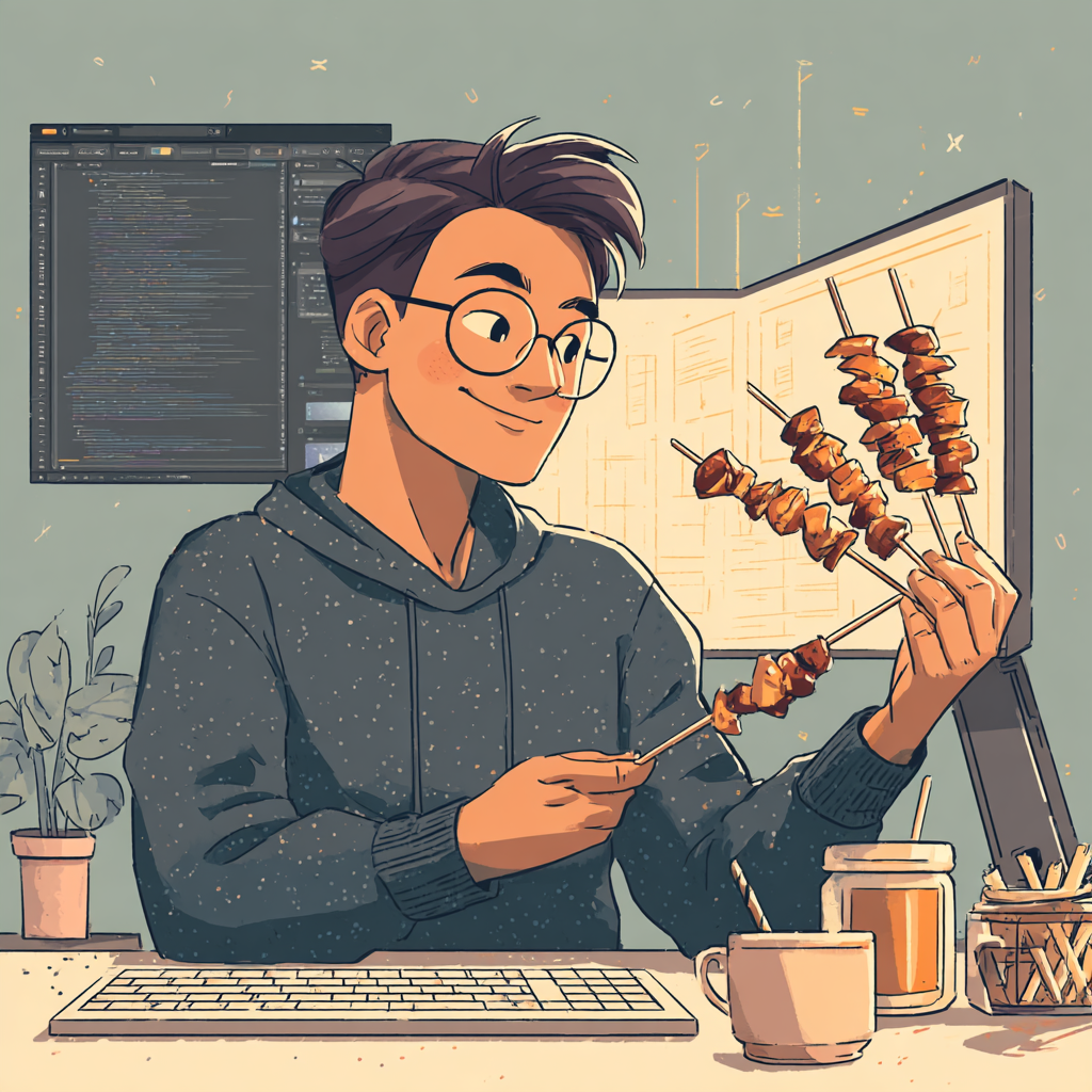 撸串ING...............