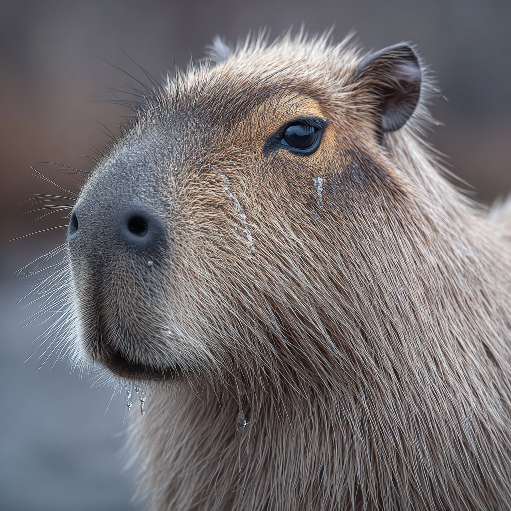 伤心的卡皮巴拉