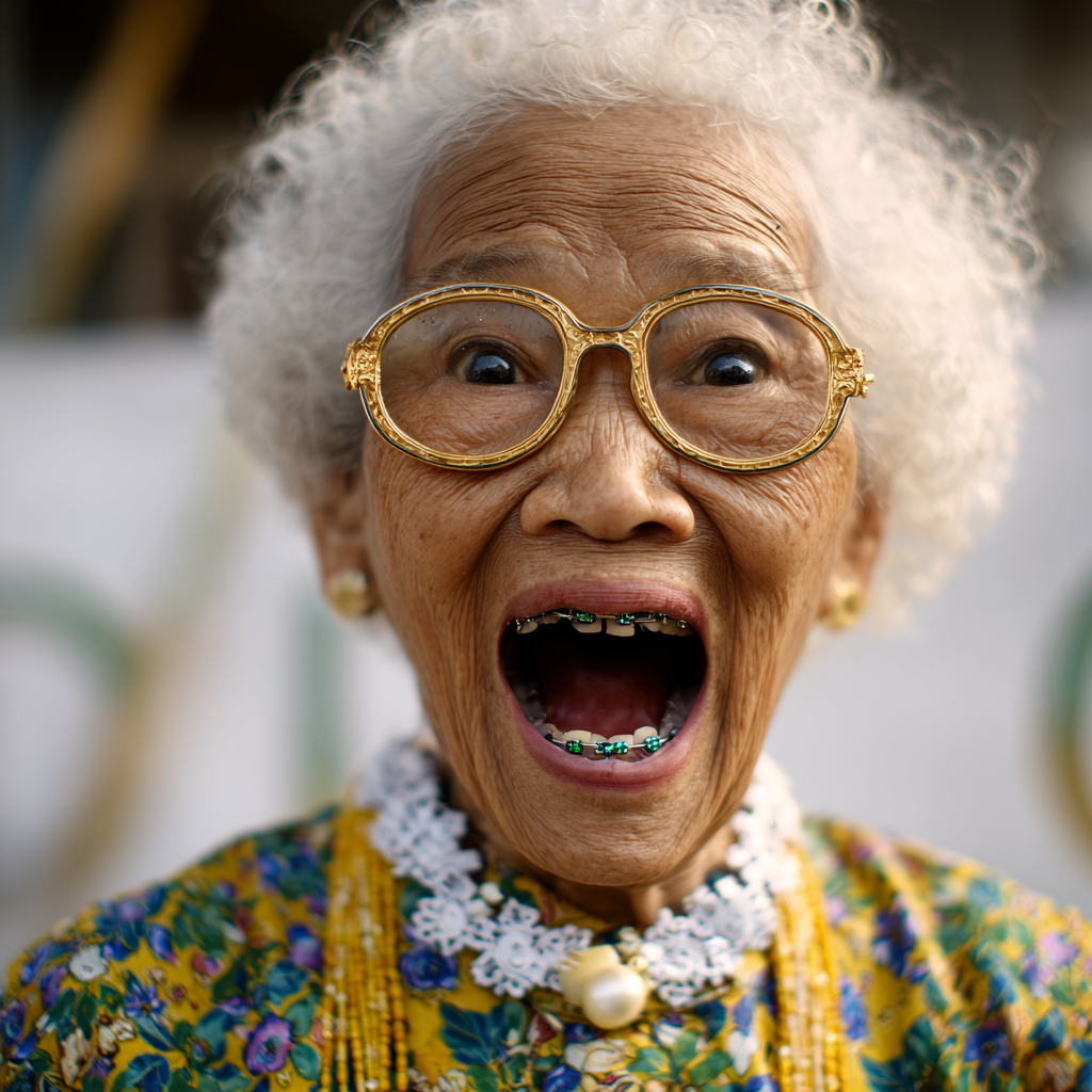 可怕的老奶奶。