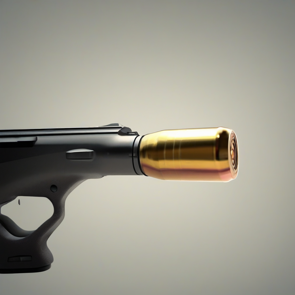 枪被子弹堵住喽