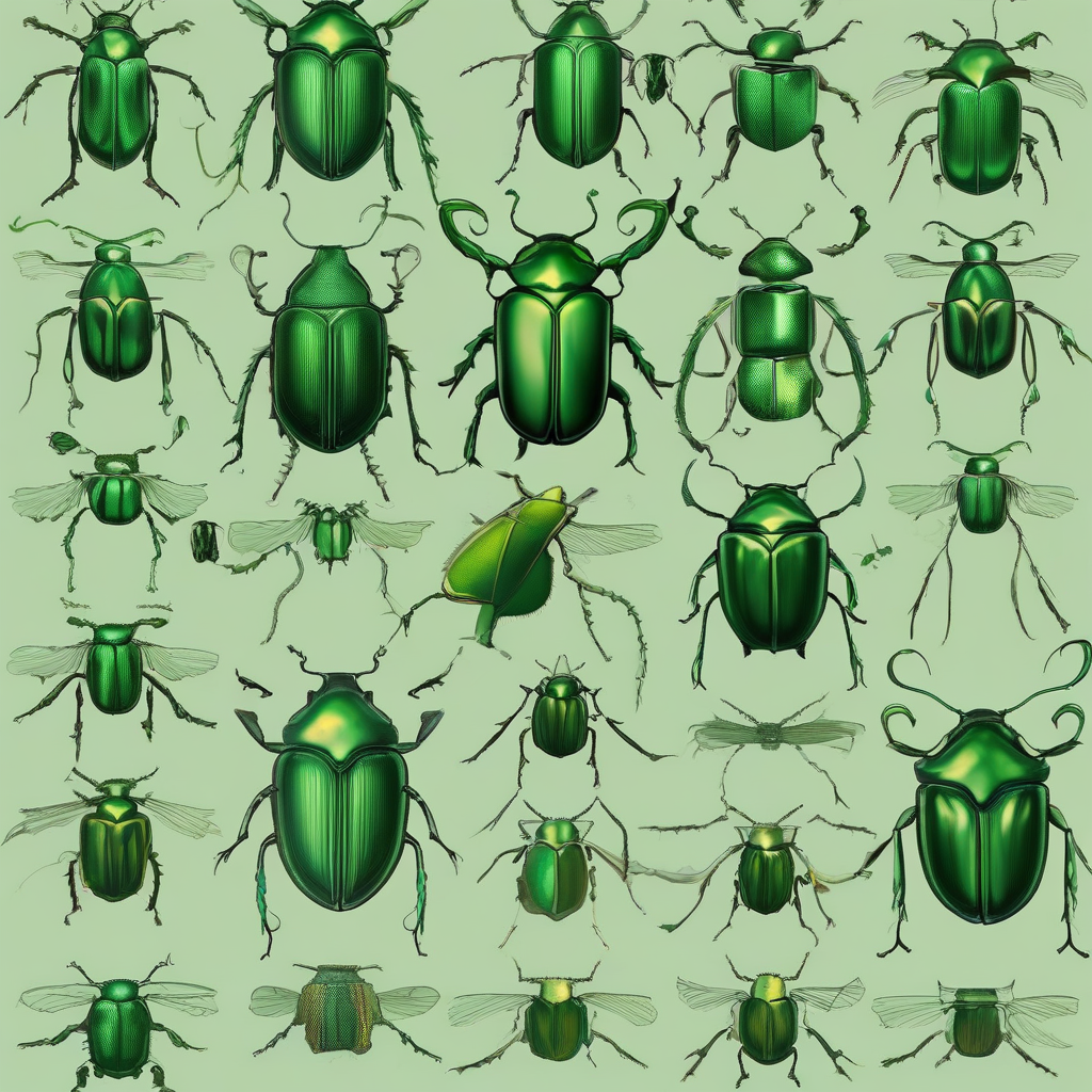 绿色甲虫