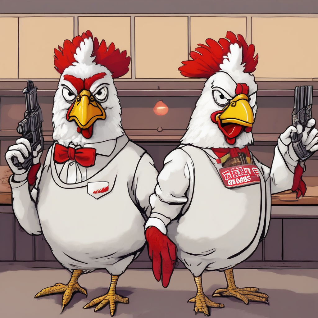 会打架的鸡
