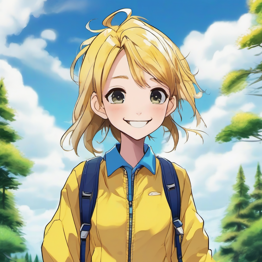 金色头发小女孩